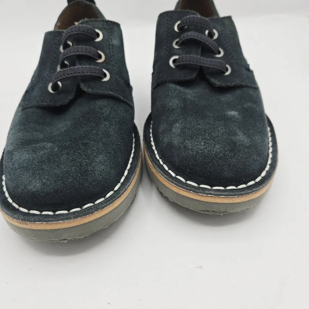 Florsheim Boys Navigator Dress Casual Plain Toe Jr.‎ Oxford 12 Navy Suede